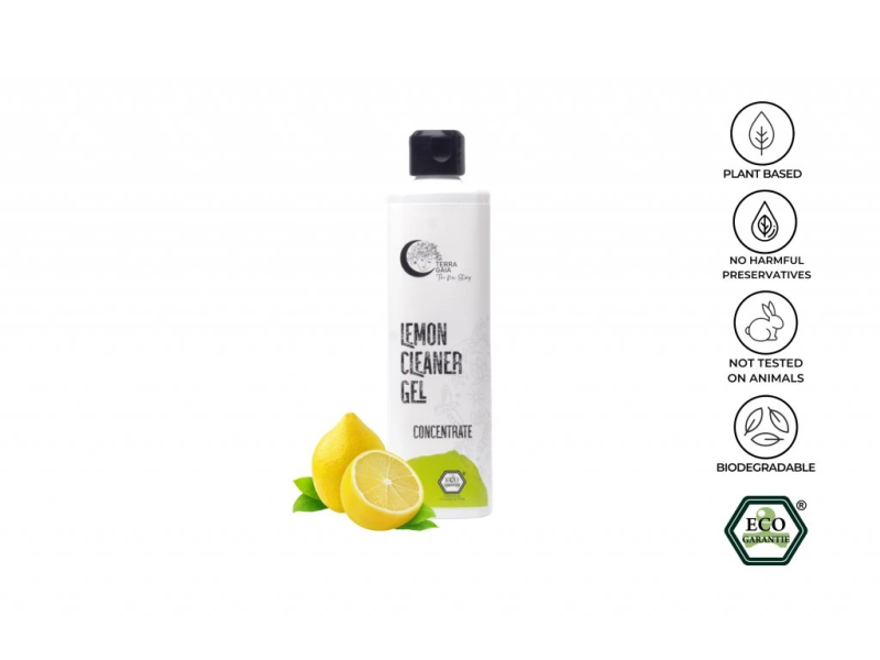 Detergent Eco Gel Concentrat pentru Calcar cu Lămâie 500 ml, TerraGaia
