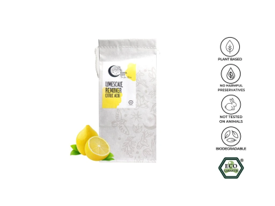 Îndepărtător Natural de Calcar și Rugină cu Acid Citric 1 kg, TerraGaia