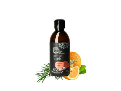 Șampon Natural cu Castane, Rozmarin și Portocală, 250 ml, TerraGaia