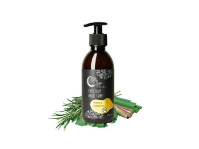 Săpun Lichid Natural pentru Mâini cu Castane, Rozmarin și Lemongrass, 250 ml, TerraGaia