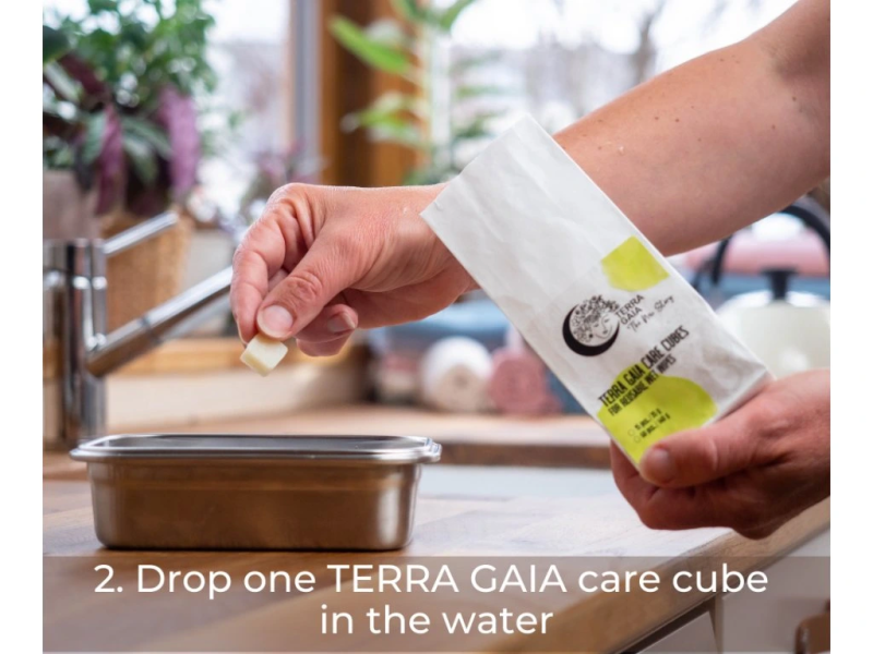 Care Cubes pentru Șervețele Reutilizabile – Îngrijire Naturală și Delicată, 15 bucati, TerraGaia