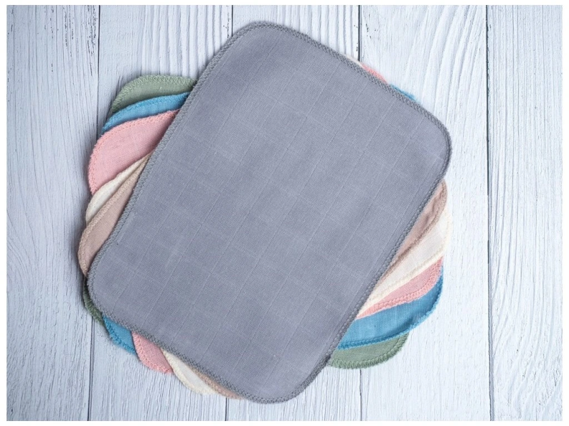 Șervețele Reutilizabile din Bumbac Organic 20 × 15 cm