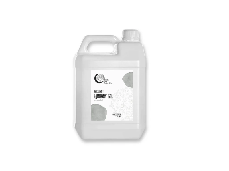 Detergent Eco Concentrat pentru Rufe cu Castane Fără Parfum 5 l, TerraGaia