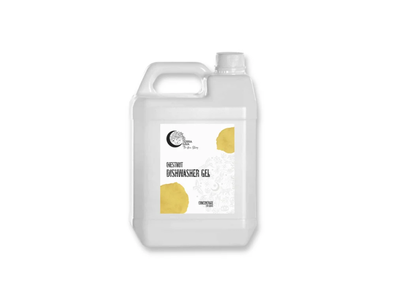Detergent Eco Concentrat pentru Mașina de Spălat Vase cu Castane 5 l, TerraGaia