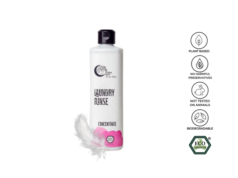 Balsam Eco Concentrat pentru Clătirea Rufelor Fără Parfum 500 ml, TerraGaia