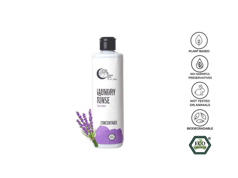 Balsam Eco Concentrat pentru Clătirea Rufelor cu Lavandă 500 ml, TerraGaia