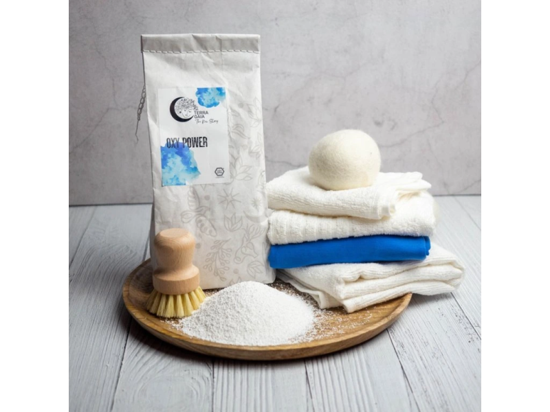 OX – Soluție Naturală pentru Pete și Albire cu Oxigen Activ 1 kg, TerraGaia
