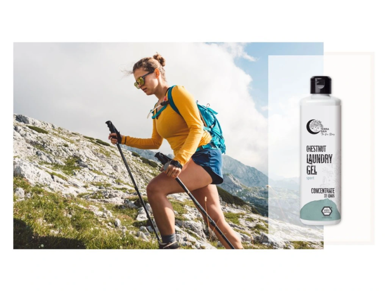 Detergent Eco Concentrat pentru Echipamente Sportive cu Castane și Eucalipt 500 ml, TerraGaia