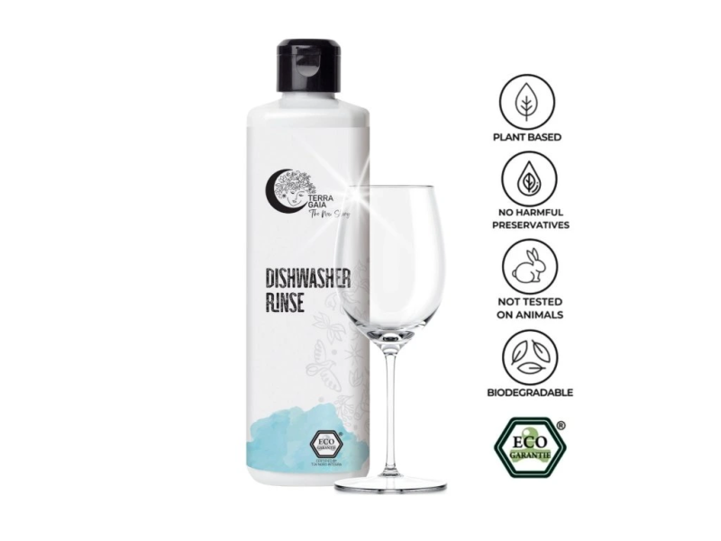 Solutie de Clătire Eco pentru Mașina de Spălat Vase 500 ml, TerraGaia